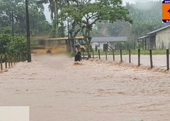 Temporais atingem norte de Santa Catarina e provocam alagamentos